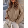 image:imageANRABESS Women Oversized Cozy Knit Sweaters 2026 Fall Fashion OutfitsLight Camel