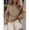 image:imageANRABESS Women Oversized Cozy Knit Sweaters 2026 Fall Fashion OutfitsLight Camel