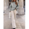 image:imageANRABESS Women Oversized Cozy Knit Sweaters 2026 Fall Fashion OutfitsLight Grey