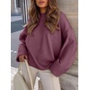 image:imageANRABESS Women Oversized Cozy Knit Sweaters 2026 Fall Fashion OutfitsMauve Pink
