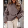 image:imageANRABESS Women Oversized Cozy Knit Sweaters 2026 Fall Fashion OutfitsNutmeg
