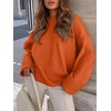 image:imageANRABESS Women Oversized Cozy Knit Sweaters 2026 Fall Fashion OutfitsOrange