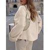 image:imageANRABESS Women Oversized Cozy Knit Sweaters 2026 Fall Fashion OutfitsParchment