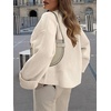 image:imageANRABESS Women Oversized Cozy Knit Sweaters 2026 Fall Fashion OutfitsParchment
