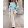 image:imageANRABESS Women Oversized Cozy Knit Sweaters 2026 Fall Fashion OutfitsSky Blue