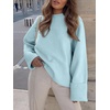 image:imageANRABESS Women Oversized Cozy Knit Sweaters 2026 Fall Fashion OutfitsSky Blue