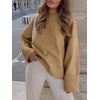 image:imageANRABESS Women Oversized Cozy Knit Sweaters 2026 Fall Fashion OutfitsYellow Brown