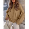 image:imageANRABESS Women Oversized Cozy Knit Sweaters 2026 Fall Fashion OutfitsYellow Brown