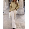 image:imageANRABESS Women Oversized Cozy Knit Sweaters 2026 Fall Fashion OutfitsYellow Tan