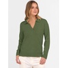 image:imageANRABESS Women Polo V Neck Lightweight Fall SweatersArmy Green