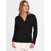 image:imageANRABESS Women Polo V Neck Lightweight Fall SweatersBlack