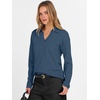 image:imageANRABESS Women Polo V Neck Lightweight Fall SweatersDeep Blue