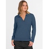 image:imageANRABESS Women Polo V Neck Lightweight Fall SweatersDeep Blue