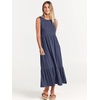 image:imageANRABESS Women Summer Sleeveless Maxi Dresses Casual Flowy Tiered SundressDeep Blue