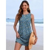 image:imageANRABESS Women Swimsuit Cover Up Summer Bathing SuitsBlue White Floral