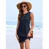 image:imageANRABESS Women Swimsuit Cover Up Summer Bathing SuitsNavy Blue
