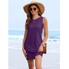 image:imageANRABESS Women Swimsuit Cover Up Summer Bathing SuitsPurple