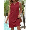 image:imageANRABESS Women Swimsuit Cover Up Summer Bathing SuitsRed