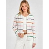 image:imageANRABESS Womens Button Down Lightweight Cardigan SweatersRainbow Stripe