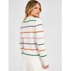 image:imageANRABESS Womens Button Down Lightweight Cardigan SweatersRainbow Stripe