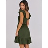 image:imageANRABESS Womens Casual Summer Dress Boho Smocked Beach Cute Teen SundressArmy Green