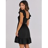 image:imageANRABESS Womens Casual Summer Dress Boho Smocked Beach Cute Teen SundressBlack