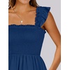 image:imageANRABESS Womens Casual Summer Dress Boho Smocked Beach Cute Teen SundressDark Sea Blue