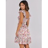 image:imageANRABESS Womens Casual Summer Dress Boho Smocked Beach Cute Teen SundressPrint Floral