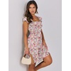 image:imageANRABESS Womens Casual Summer Dress Boho Smocked Beach Cute Teen SundressPrint Floral