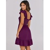 image:imageANRABESS Womens Casual Summer Dress Boho Smocked Beach Cute Teen SundressPurple Red