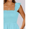 image:imageANRABESS Womens Casual Summer Dress Boho Smocked Beach Cute Teen SundressSky Blue