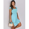 image:imageANRABESS Womens Casual Summer Dress Boho Smocked Beach Cute Teen SundressSky Blue
