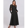 image:imageANRABESS Womens Fall Long Sleeve Casual Maxi DressBlack