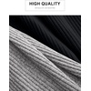 image:imageANRABESS Womens Lightweight Lantern Sleeve Mini Sweater DressBlack