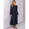 image:imageANRABESS Womens Long Sleeve Fall Flowy Maxi DressesDark Navy Blue