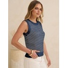image:imageANRABESS Womens Sleeveless Sweater Vest Striped Tank TopsNavy Blue White