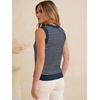 image:imageANRABESS Womens Sleeveless Sweater Vest Striped Tank TopsNavy Blue White