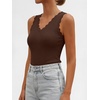 image:imageANRABESS Womens Summer V Neck Tank Tops Sleeveless SweatersChocolate Brown