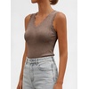 image:imageANRABESS Womens Summer V Neck Tank Tops Sleeveless SweatersCoffee