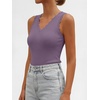 image:imageANRABESS Womens Summer V Neck Tank Tops Sleeveless SweatersGrey Purple