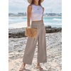 image:imageANRABESS Womens Wide Leg Palazzo Pants with PocketsWheet
