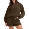 image:imageANRABESS Women 2 Piece Outfits Sweat Lounge Shorts Sets