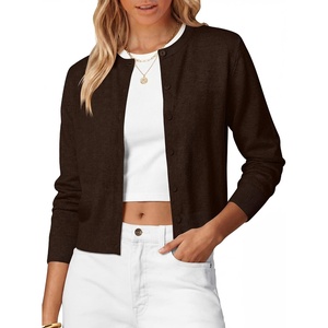 image:imageANRABESS Cardigan Sweaters for Women Button Up 2026 Fall OutfitsCoffee