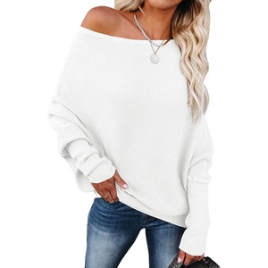 image:imageANRABESS Off The Shoulder Sweater Oversized Fall Going Out TopsWhite