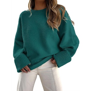 image:imageANRABESS Women Oversized Cozy Knit Sweaters 2026 Fall Fashion OutfitsDark Green