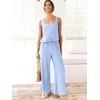 image:imageANRABESS 2 Piece Linen Set for Women Summer Outfits