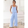 image:imageANRABESS 2 Piece Linen Set for Women Summer Outfits
