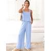 image:imageANRABESS 2 Piece Linen Set for Women Summer Outfits