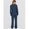 image:imageANRABESS 2 Piece Lounge Sets for Women Fall Travel OutfitNavy Blue