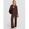 image:imageANRABESS 2 Piece Lounge Sets for Women Fall Travel OutfitRed Brown